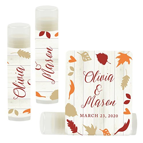 Andaz Press Personalized Bridal Shower Bachelorette Leaves,