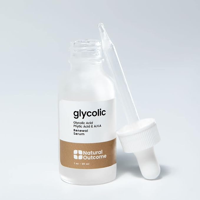 Glycolic Acid/AHA 12% Renewal Serum | Anti-Aging Exfoliating Facial Serum | Increases Cell Turnover Leaving Behind Smoother Skin | Clarifies Acne and Rejuvenates Skin | 1 Oz