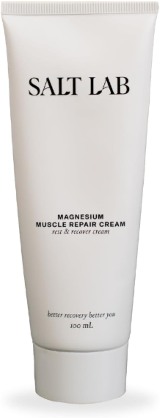 Magnesium Muscle Repair Cream, Lightweight Magnesium Rich Cream With Shea Butter For Muscle & Joint Pain, Scented With Essential Oils, Post Activity Self Care, Non Greasy Formula, 100 Ml