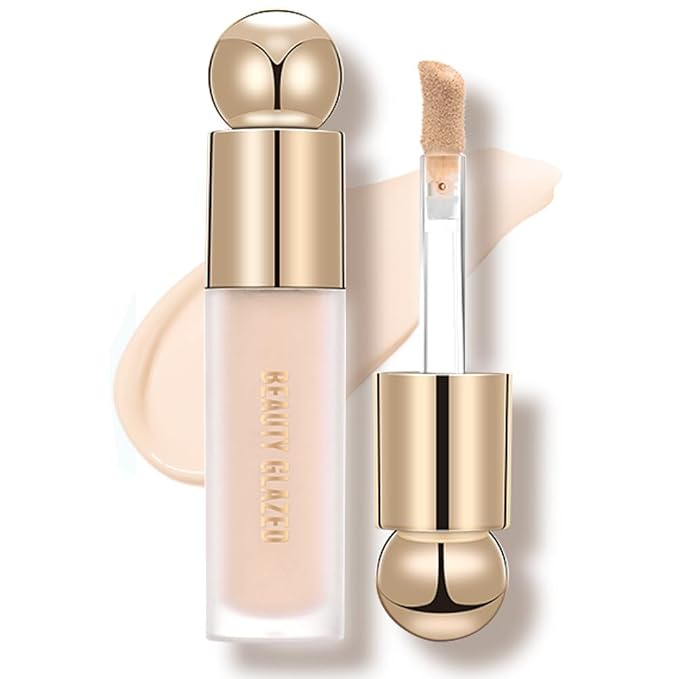 Hydrating Concealer, Lightweight Full Coverage Concealer for Dark Oz (102#)