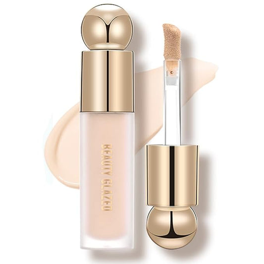 Hydrating Concealer, Lightweight Full Coverage Concealer for Dark Oz (102#)