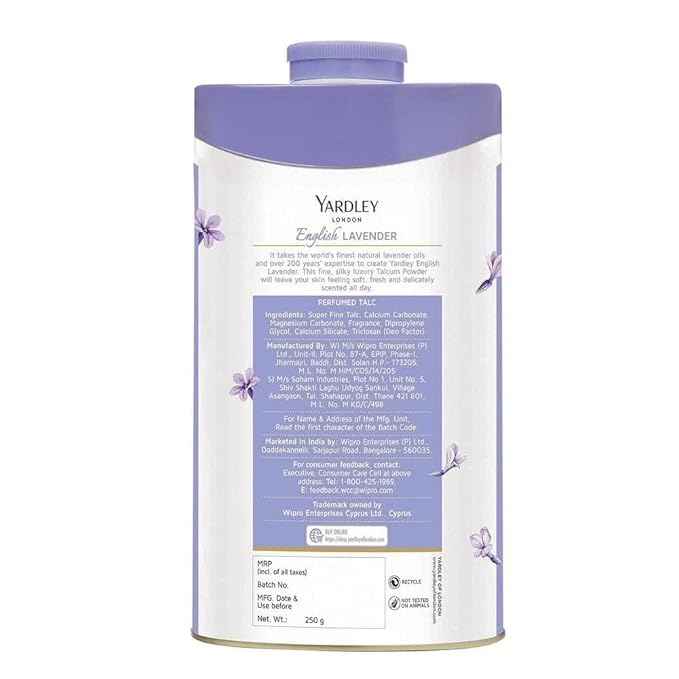 Yardley English Lavender Perfumed Talc | ( 8.81 of 1 250g