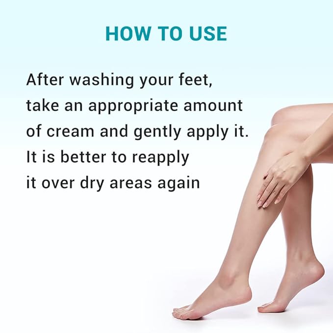 Derma B | Urea 9.8% Foot Cream | Foot Lotion for Dry Cracked Heel Treatment | Camellia Oil, Urea Cream for Feet | Hypoallergenic Leg Cream for Sensitive Skin | Woody Scent Foot Care | 2.7 fl oz (80ml)