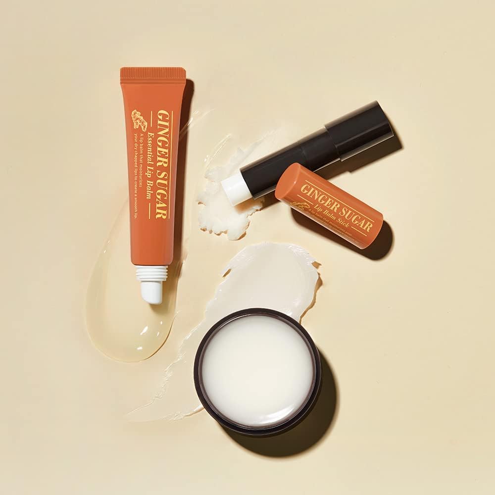 ETUDE Ginger Sugar Overnight Lip Mask 23g | Korean Lip Sleeping Mask Skin Care | Smooth and Moist Lips | Natural Ingredients Nourish & Hydrate Ginger Shea Butter Give Moisturizing Effect