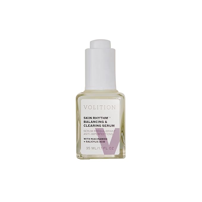 Volition Beauty Skin Rhythm Balancing & Clearing Serum - Acne & Blemish Serum Helps Reduce Appearance of Pimples & Acne Scars - AHAs & Niacinamide (35ml / 1.1 fl oz)