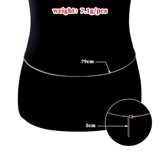 Belly Waist Chain Gold Body Chain