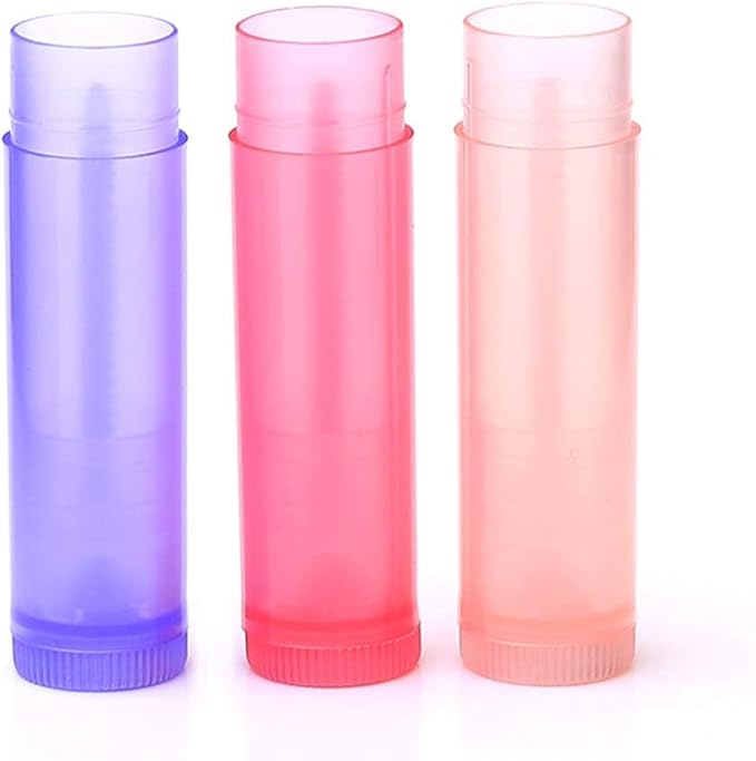 30 Pieces Multicolor Empty Lip Balm