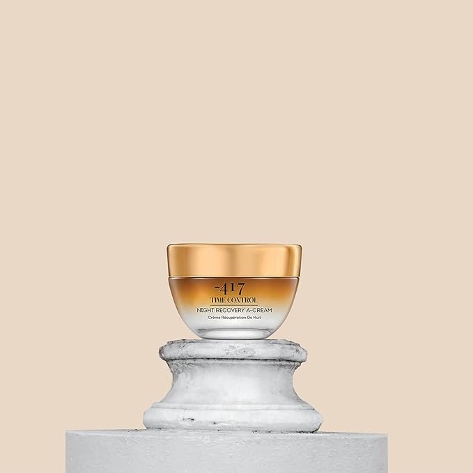 -417 Dead Sea Cosmetics Time Control Night Recovery A Cream & Face Moisturizer, Wrinkle Recovery Anti-Aging Face Cream