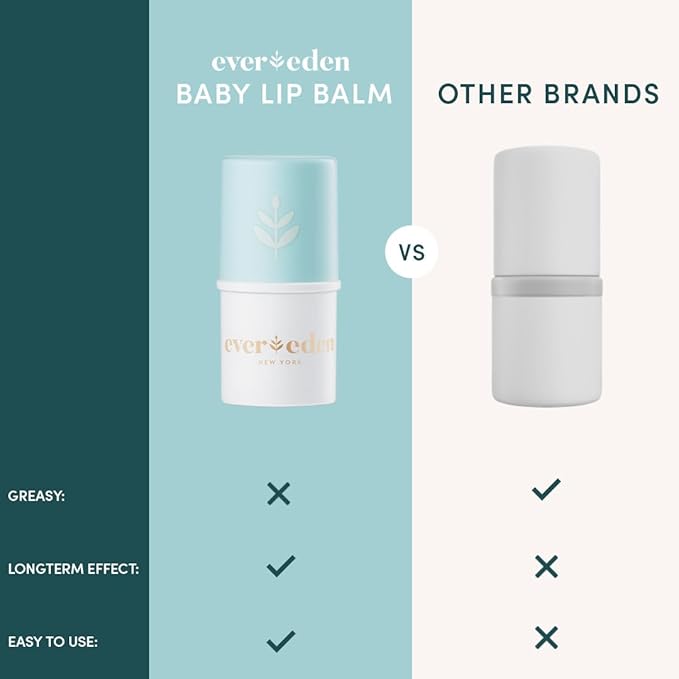Evereden Baby Lip Balm, 0.14 oz | Clean Baby Care | Non-toxic and Fragrance Free Skincare