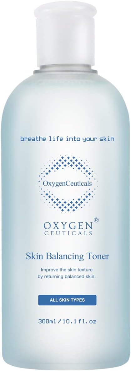 Skin Balancing Toner – Hydrating & pH Balancing Facial Toner with Centella, Lavender & Freesia Extracts, Improves Skin Texture for Oily & Combination Skin 10 fl.oz (300ml)