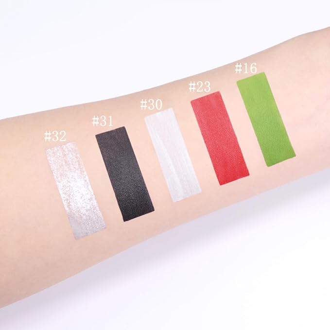 AMY'S DIARY Matte Plum Liquid Lipstick 5Pcs Sets,24-hour Lipstick Green White Black Silver Red Lip Stain 24 Smudge Waterproof for Women (Set07)