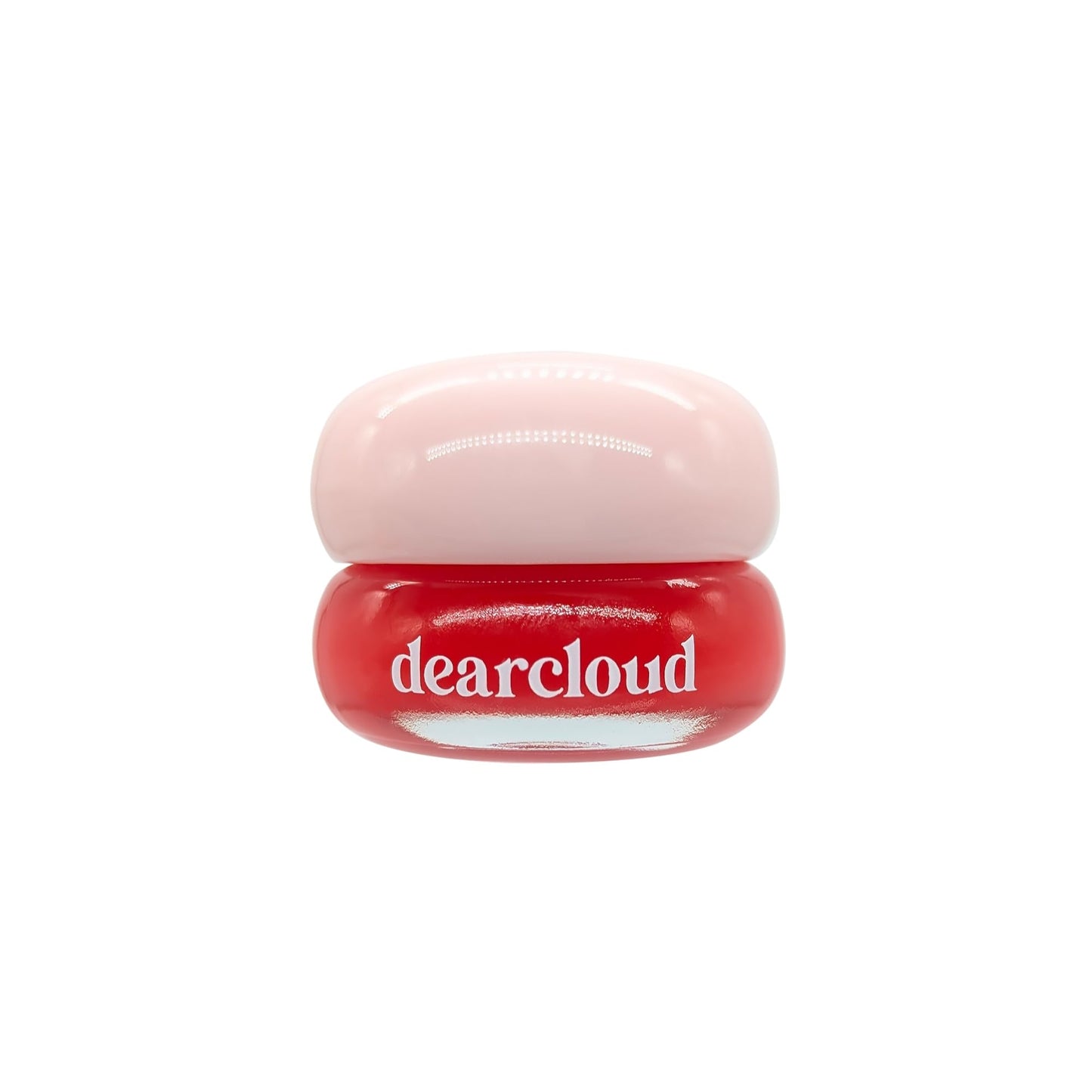 dearcloud Dewy Lip Jam – Hydrating Lip Balm & Gloss with Vitamin E, Korean Skincare (Deep Cherry)