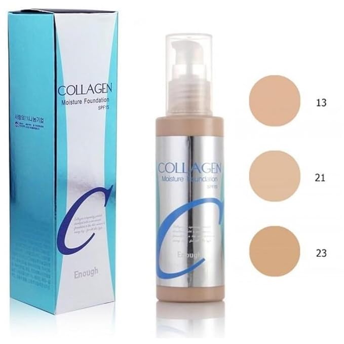 Enough Collagen, Moisture Foundation, SPF 15, 23, 3.38 oz () 100 ml