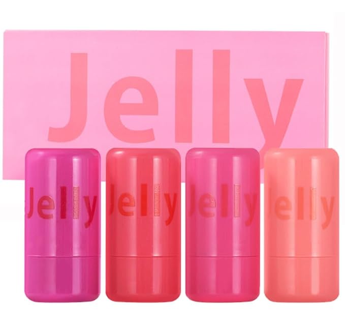 Cooling Water Jelly Tint Blush,4 Colors Multi-Use Tint Stick