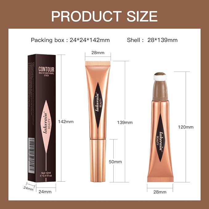 MEICOLY Liquid Contour Beauty Wand,Cream Contour Stick with