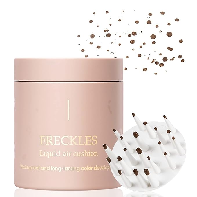 Erinde Upgrade Liquid Freckle Pen, Fake Freckles Stamp Saddle Brown