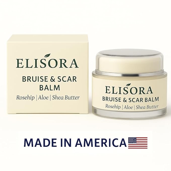 Intensive Bruise & Scar Renewal Balm, Natural Botanical Formula with Rosehip Oil, Shea Butter, Aloe, 1 oz