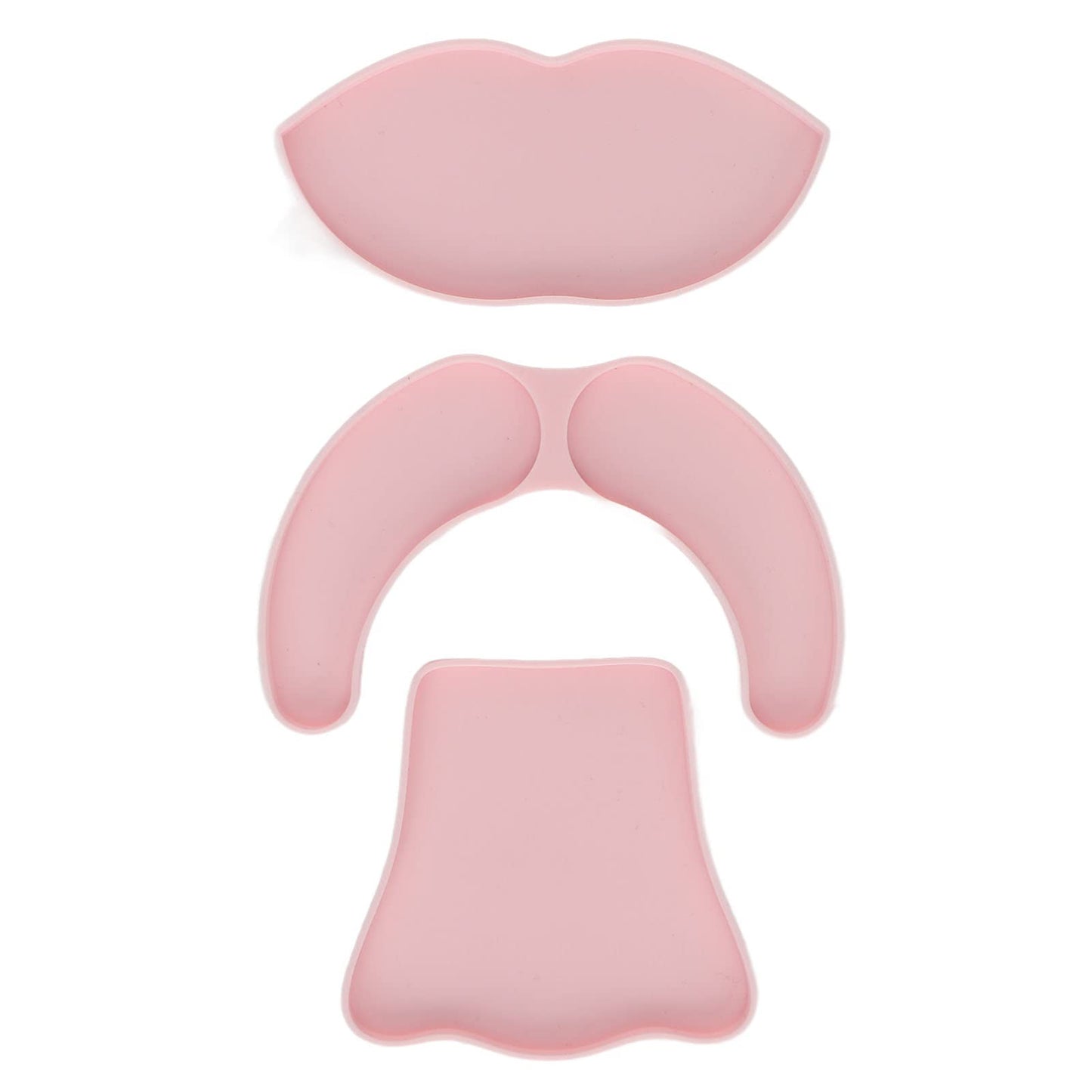 gernie 3Pcs Mask Mold Set Face Maker Tool Accessory for Facial for Mask Machine Accessories Lip for Mask Mold for Facial for Mask Machine Mold Machine Maker Nasal for Mask Masks