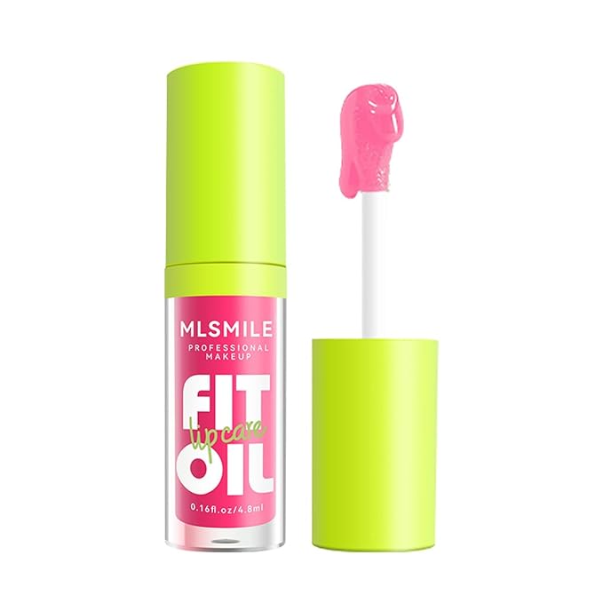 8 Colors Lip Oil Lip Glaze, Big Brush Lip