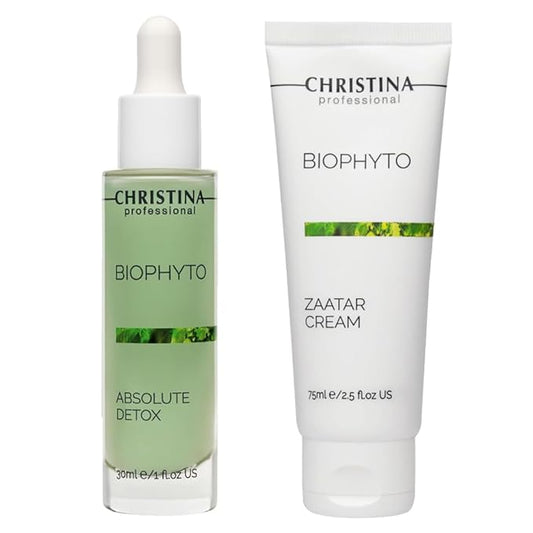-CHRISTINA- Bio Phyto - Zaatar Cream, 75ml and Absolute Detox, 30ml | For All Skin Types