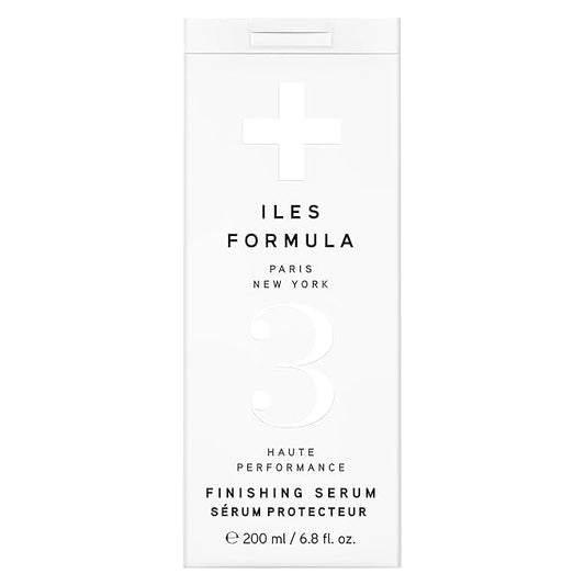 ILES FORMULA Styling Cream & Finishing Serum with Heat Protection, Weightless (Non-Greasy) Hair Repair Treatment for Damaged Hair, Anti-Frizz Blow Dry Product with Silk Extract & Macroloba Seed