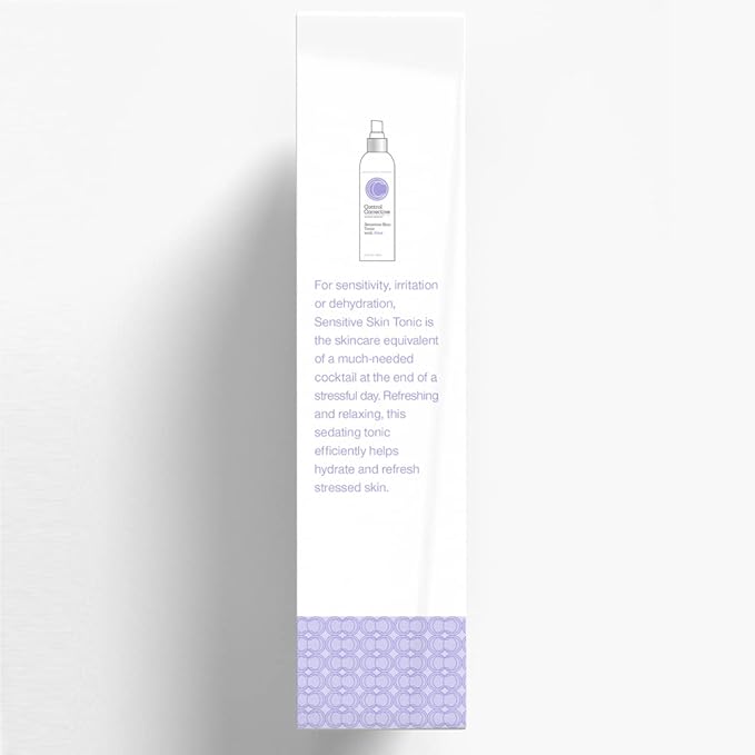 Control Corrective Sensitive Skin Tonic with Aloe, 6.7 Fl Oz - Calms Overstimulated Or Reddened Skin Types, Soothing & Sedating with Aloe Vera & Chamomile Extracts, Refreshing, Relaxing, Replenishing