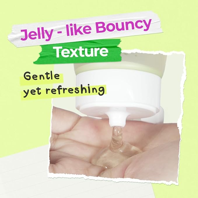 SAM'U Born Panthenol Jelly Wash, Korean Face Cleanser, Low pH Hydrating Gentle Bubble Cleanser, Korean Skin Care for All Skin Types (100ml/3.38 oz)