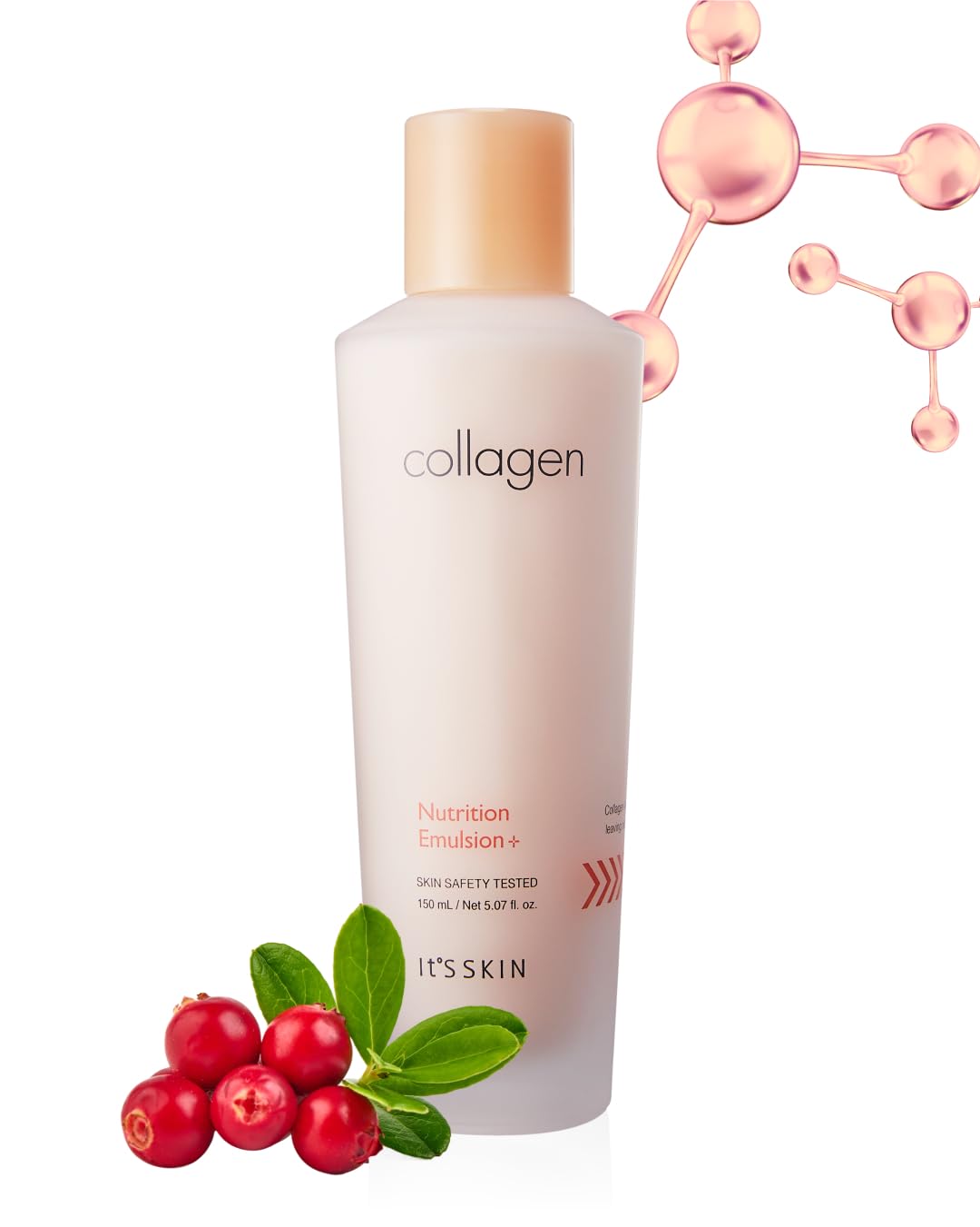 It'S SKIN Collagen Nutrition Emulsion + 5.07 fl.oz, Boosts Collagen and Adenosine for Face Lift Helps Fine Lines Supports Skin Elasticity Rich Deep Nutrition, Korean Skincare