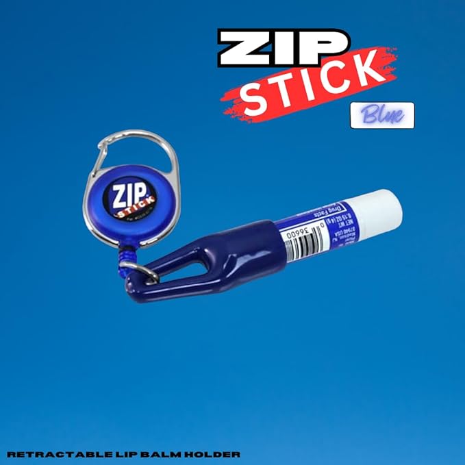 Clip-On Retractable ZIP Stick - Blue (Extends 32 Gloss