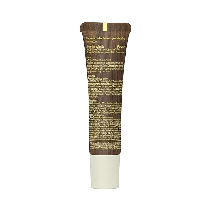 Sun Bum SPF 30 Lip Balm Sunscreen - Broad Spectrum Moisturizing Sunscreen with Aloe & Vitamin E - Hawaii 104 Act Compliant (Made Without Octinoxate & Oxybenzone) - 0.5 oz