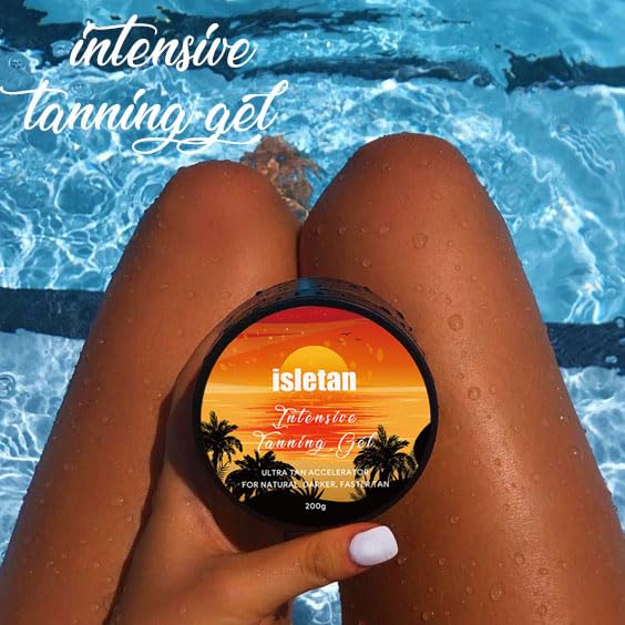 intensive tanning gel pineapple, tanning gel for outdoor sun & tanning bed