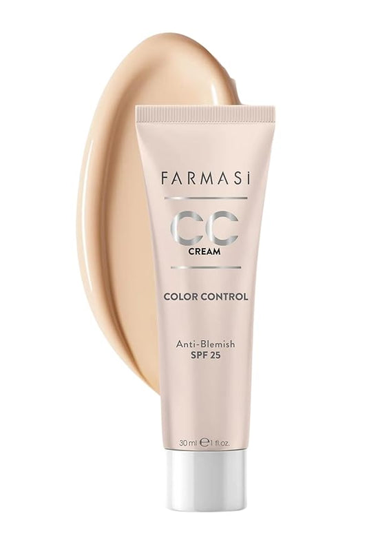 FARMASi CC Color Control Cream, Natural and Flawless ot Medium