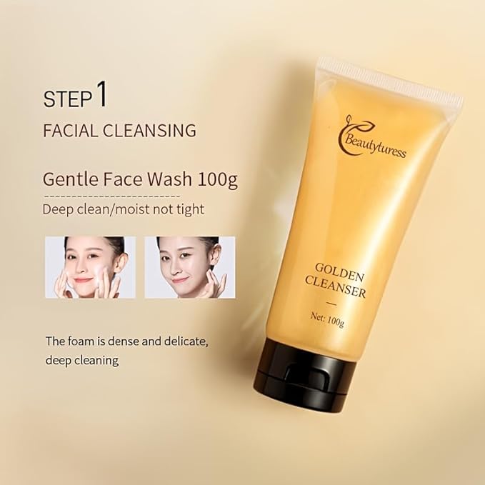 Snail Mucin Facial Skincare Kit for Women, Suitable for All Skin Types - Deep Moisturizing & Nourishing with Collagen, Ideal Gift - Skin Care Set