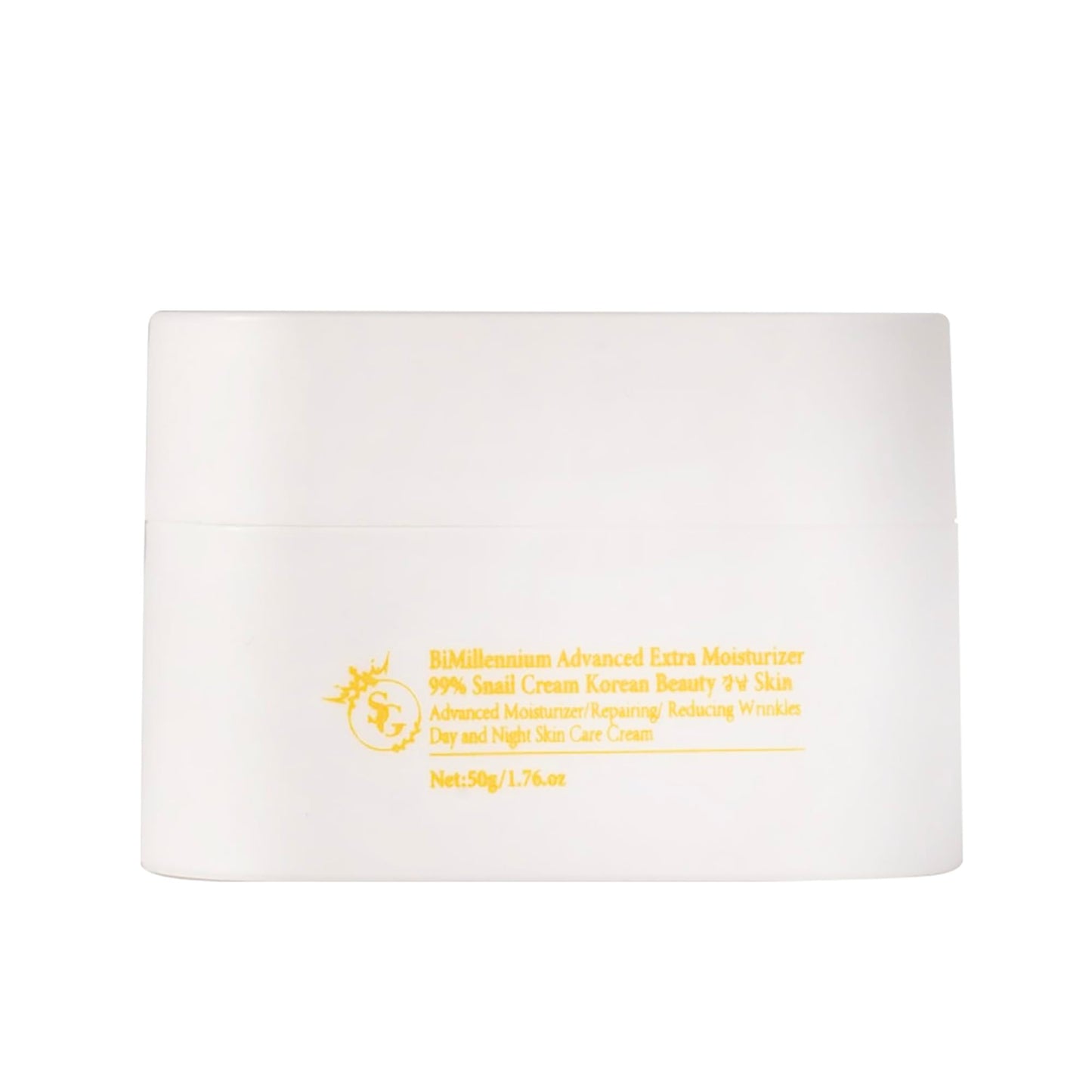 SG BiMillennium K Beauty Face Cream for Women with 99% Snail Extract, Anti-Aging, Skin Repair - Korean Skin Care Moisturizer for Dry Skin, Hydrating Daily Night Time Facial Cream