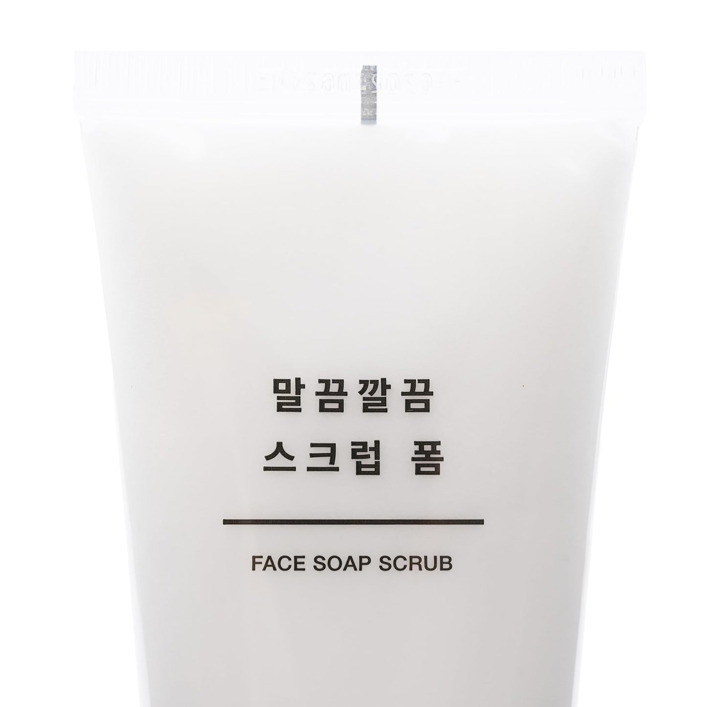 Mu-ji Korean Face Soap Scrub 150ml - Exfoliating Face Wash, Facial Scrub with Peach Kernel & Witch-Hazel, Facial Exfoliator Remove Dead Skin & Impurities - Fragrance-Free, Eco-Friendly Packaging