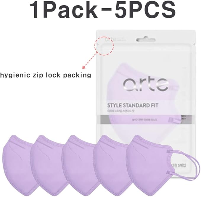 [10 Pcs] Korea Face Mask for Adults – Bird Beak type 2D Protective Health Face Mask for Dust and Smoke – 4-Layer Protective Filter – Ideal Fit for Comfortable Wear - Beige