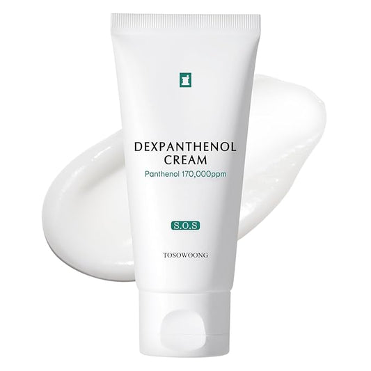 Dexpanthenol Cream, 170,000ppm B5 Panthenol, Madecassoside, Centella Asiatica for Skin Barrier Repair, Facial Moisturizer, Soothing, Hydrating, Korean Skincare, 60ml, 2.02 fl. oz.