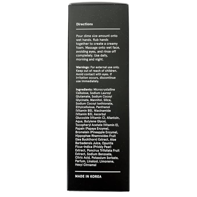 Enzyme Powder Face Wash for Men | SHAKE AND WAKE Exfoliating Powder Cleanser, Anti Aging Pineapple & Papaya Enzyme Cleanser & Microfoliant with Vitamin C & E, Niacinamide & AHAs for a Deep Pore Clean