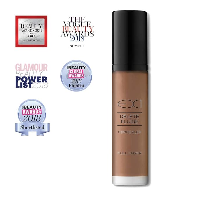 EX1 Cosmetics Delete Fluide Full Coverage Liquid Concealer Seamless Finish