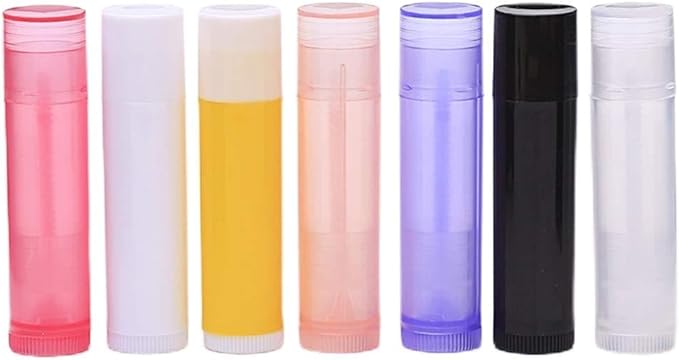 30 Pieces Multicolor Empty Lip Balm