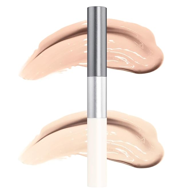Kaely Dual-Ended Concealer Stick,Acne Dark Spot Corrector Makeup Brightener Waterproof,ight+Neutral 01 L