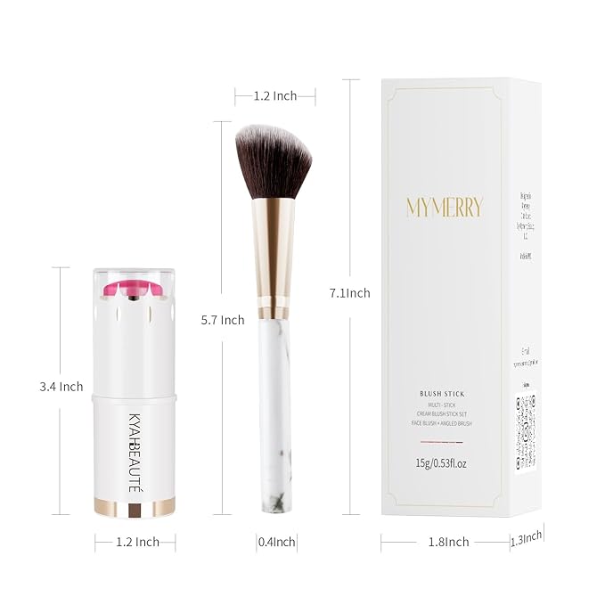 Blush Stick, Cream Blush for Cheeks and Lip