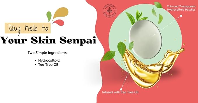 SKINSENPAI™ Pimple Patches – 120 Count Ultra-Thin & Transparent Hydrocolloid Stickers – Gentle Patches for Face and Skin Care – Spot Stickers for Day and Night Use