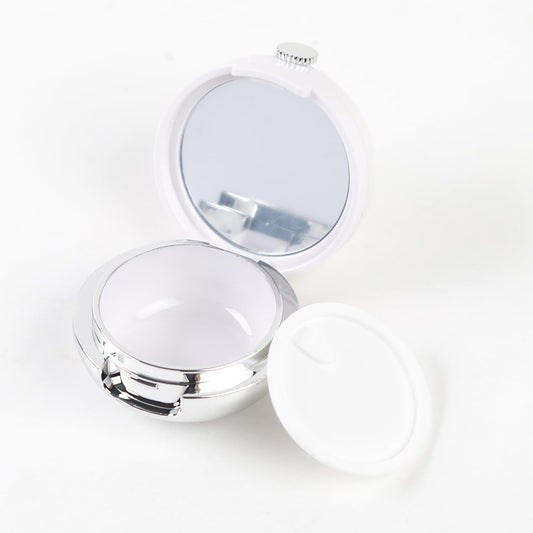 ASUNFO 2 Pcs Lip Balm Containers with Applicator Empty Lips Balm Jars Portable Lip Mask Holders with Silicone Lip Brush And Mirror
