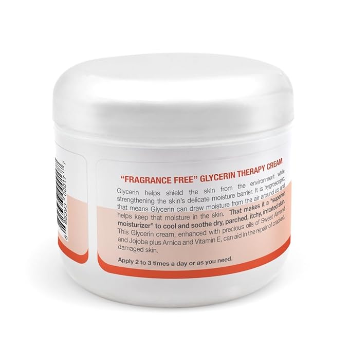PhysAssist Oncology Glycerin Unscented Cream Deep Soothing Moisturizer. Made specially for those with Fragrance Intolerance after Radio and Chemo PLUS Peppermint Lip Balm
