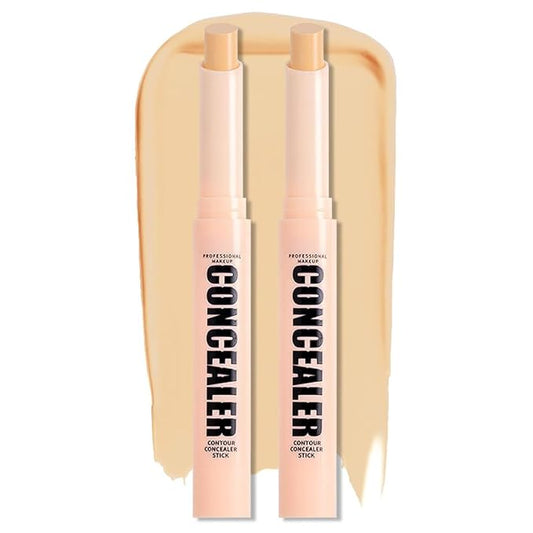 Kaely 2Pcs PROFESSIONAL MAKEUP Correcting Concealer Stick,Medium Coverage
