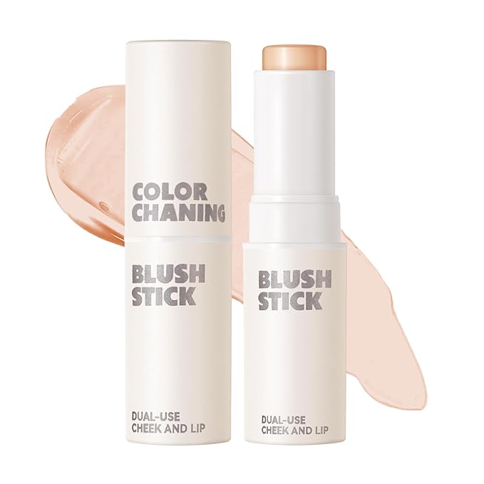 Color Changing Blush Stick for Cheeks Makeup,Clear Blush Cheek Tint