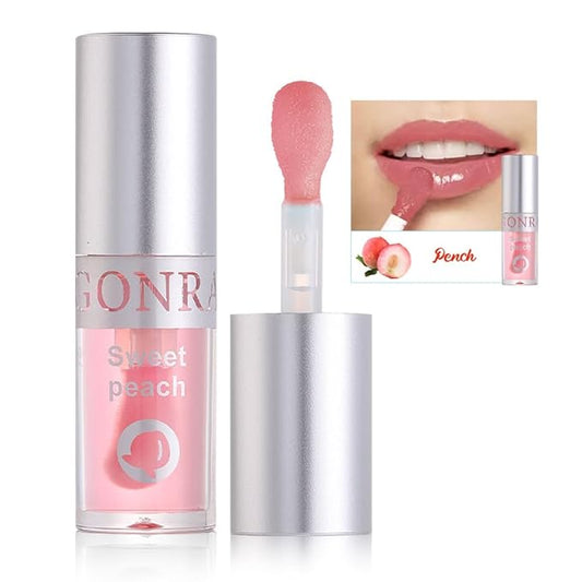 AKARY Hydrating Lip Glow Oil with Big Brush Lip