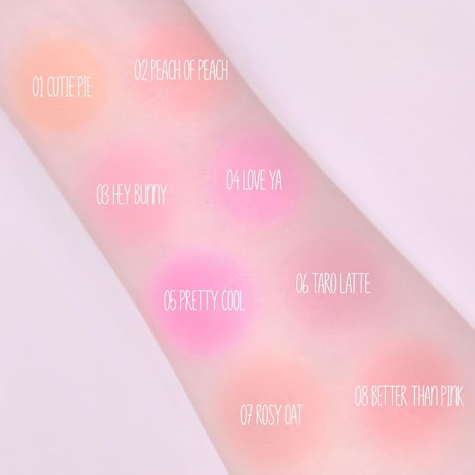 HOLIKA HOLIKA Colored Milk Cream Blush 01 CUTIE Clean, Buildable