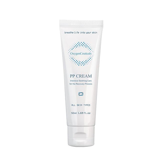 PP Cream – Post-Procedure Recovery Cream with Palmitoyl Tripeptide-5, Niacinamide & Adenosine, Brightening & Anti-Wrinkle Soothing Care for Sensitive Skin. 1.69 (50ml)